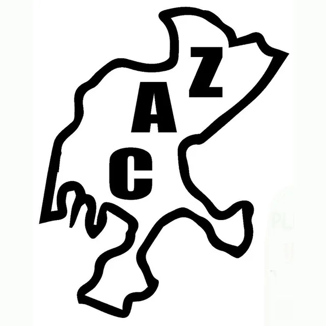 12.5X15.7CM ZACATECAS ZAC Mexico State Map Car Sticker Car styling