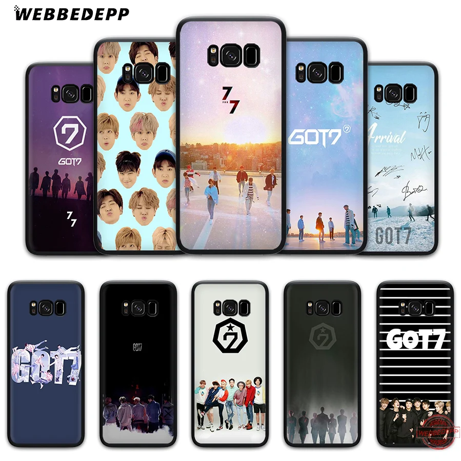 WEBBEDEPP GOT7 Jackson Soft Silicone Case for Samsung A3 A5 A6 A7 A8 A9 S6 S7 Edge S8 S9 S10e J6 Plus Note 8 9 2018 | Мобильные