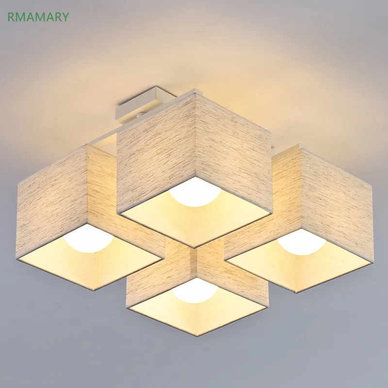 

Simple creative ceiling lamp living room bedroom LED lamp study dining room light art American country modern ceiling light