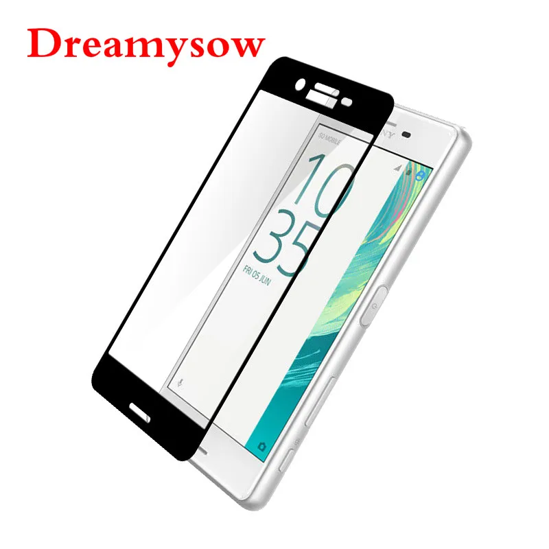 

Dreamysow Tempered Glass Ultra Thin Full Cover Screen Protector Protective Glass For Sony Xperia X Performance XZ XZS XA XA1