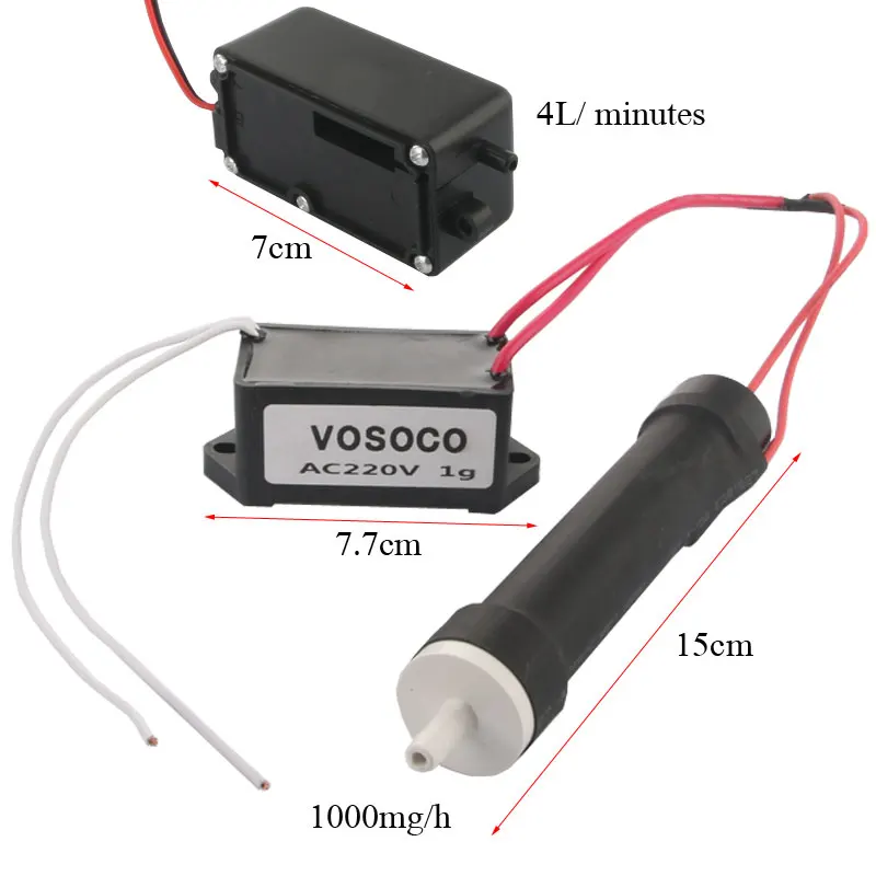 1000 мг/ч озоновый генератор очиститель фруктов овощи мясо еда вода воздушный аквариум воздушный стерилизатор очиститель лечебный озонатор 220 В