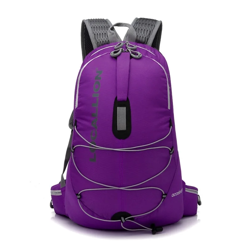 LOCALLION 20L Unisex Bicycling Hiking Climbing Cycling Backpack Outdoor Riding Running Rucksack Sports Bag - Цвет: Purple