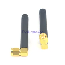 10 шт./лот 2.5dbi GSM антенна SMA штекер RA разъем 900-1800 Любительское радио МГц 5,5 см