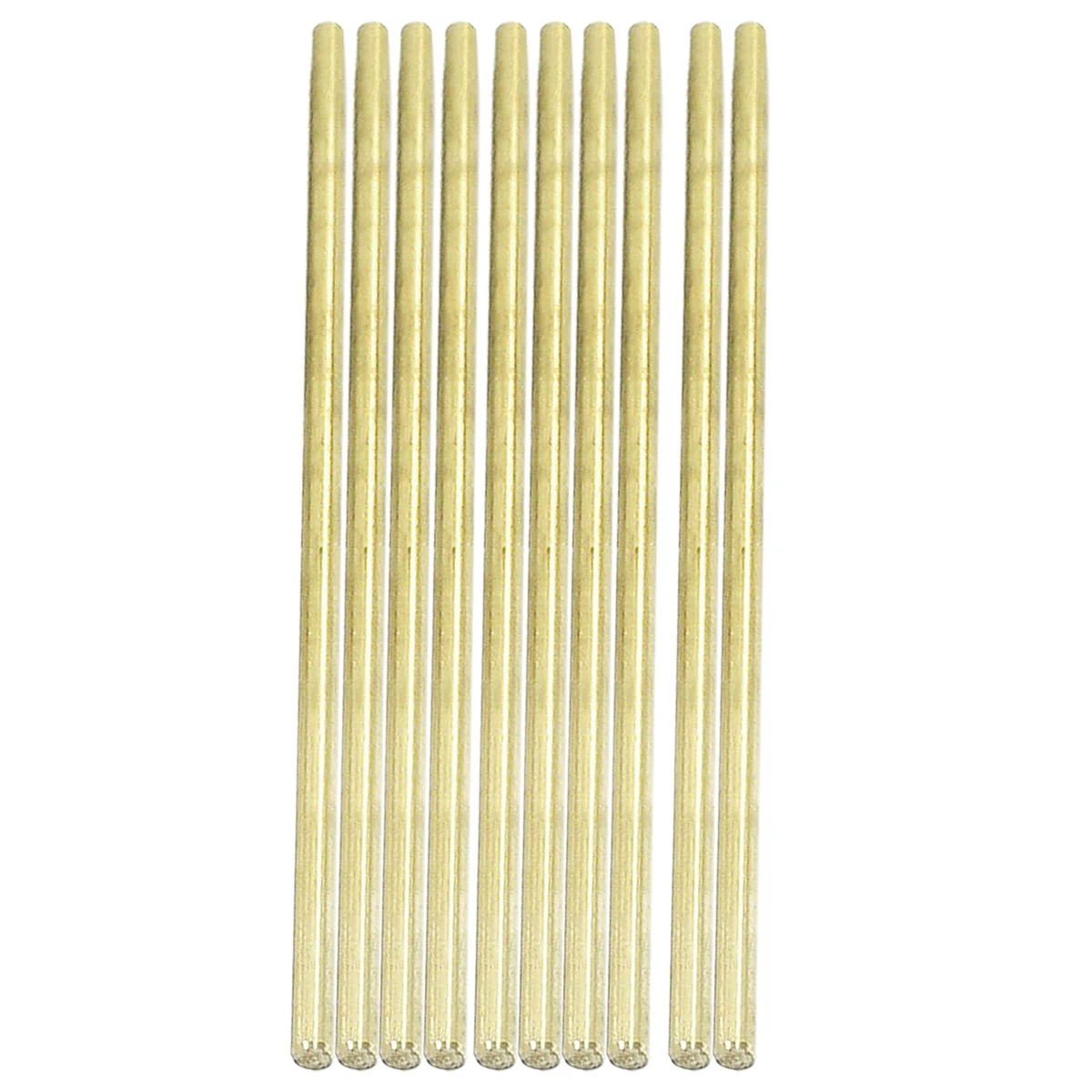 10pcs 1set  100mm Length 3mm Diameter Brass Round Rod Bar for RC Model Airplane Accessories