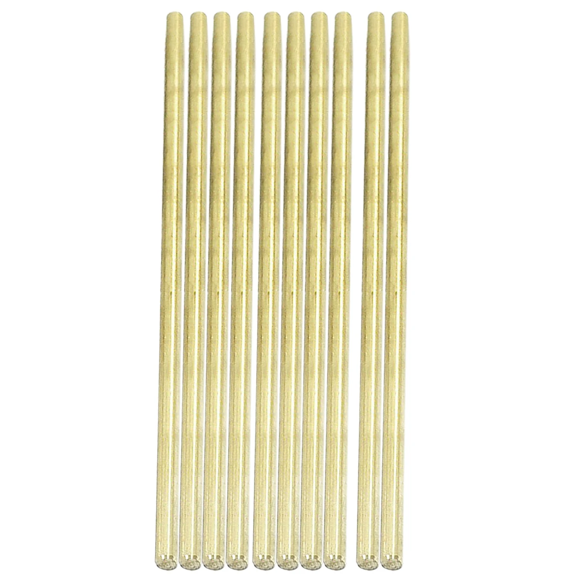 10pcs 1set 100mm Length 3mm Diameter Brass Round Rod Bar for RC Model Airplane Accessories