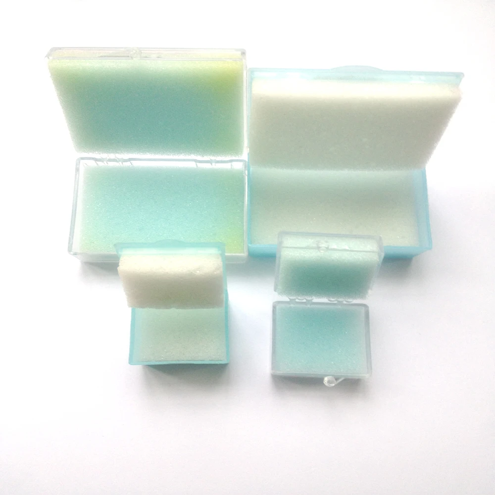 

40pcs Dental Lab Materials Packaging Box Plastic Square Box with Foam Inserts For Single Crowns And Bridge