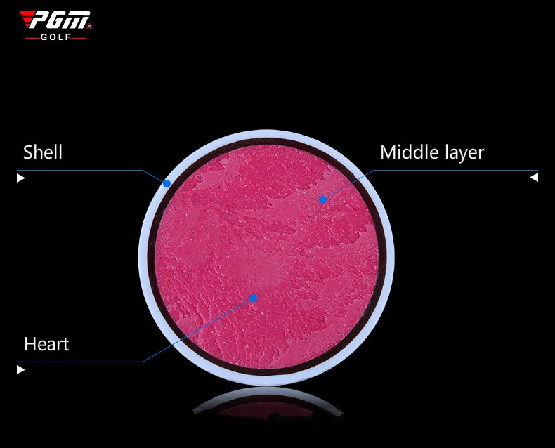 5 шт./лот PGM гольф трёхслойная гольф конкуренции мяч для гольфа принадлежности для гольфа Q002-2