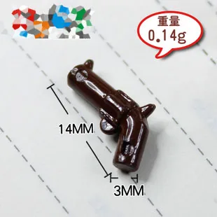 Elements Brick Parts 30132 Weapon Gun Pistol Revolver Classic Piece Building Block Toy Accessory Bricklink No.118 Elements Brick Parts 30132 Weapon Gun Pistol Revolver Classic Piece Building Block Toy Accessory Bricklink No.118