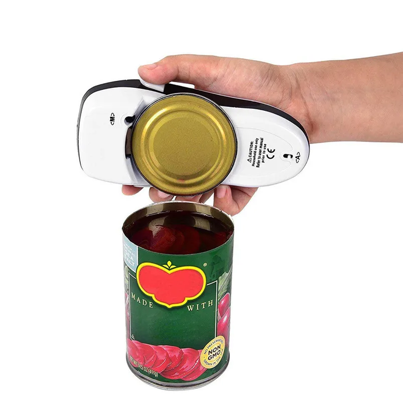 

One Touch Electric Can Opener Kitchen Restaurant Can Opener Smooth Edge Auto Can Opener Full Automatic Hands Free Opener 40MR04