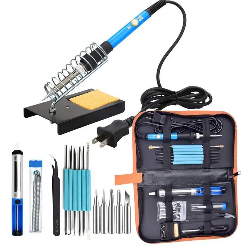 110V 60W DIY Electric Solder Starter Tool Kit Set with US plug Power