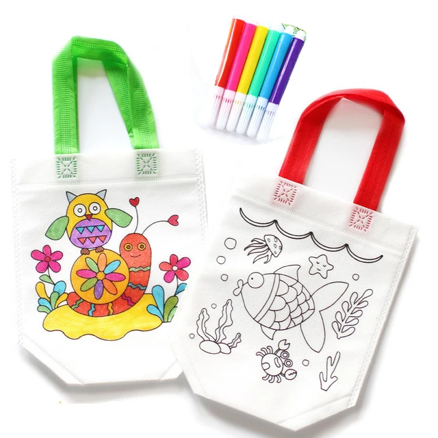 Random 1 Pc Kids Diy Drawing Craft Color Bag Children Learning Random 1 Pc Kids Diy Drawing Craft Color Bag Children Learning Educational Toys With Safe