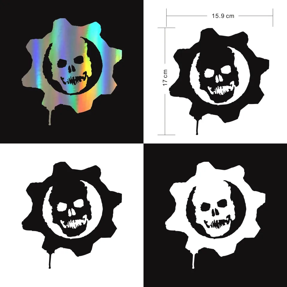 Anycuros Gears Of War Vinyl Car Styling Car Sticker 15.9cm17cm  (2)