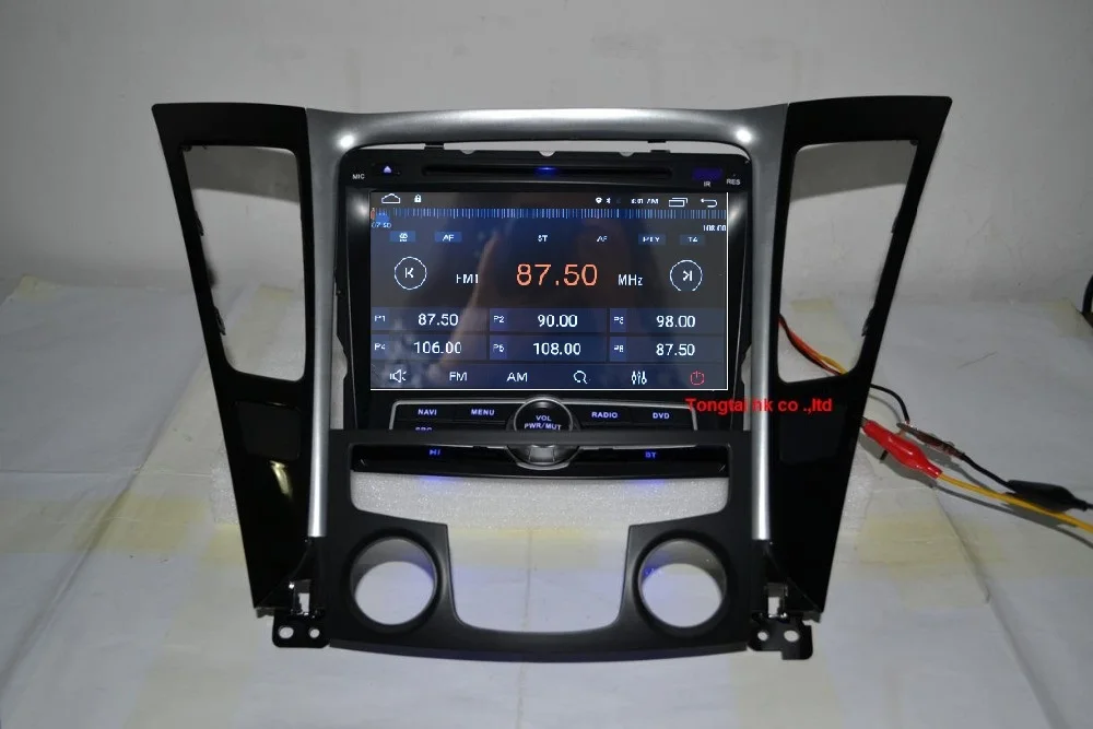 Sale 8"Android 6.0 for HYUNDAI SONATA I45 I50 car dvd,gps navigation 4G,Wifi,BT,4 core,16G,1024 x 600,Russian,English 4