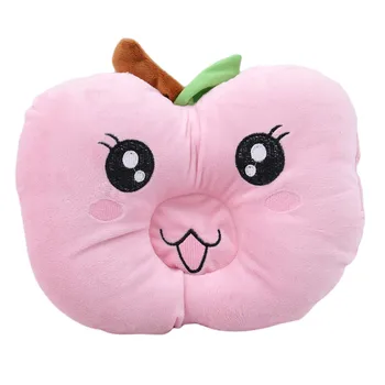 

Baby Shaping Pillow Cute Infant Head Care Support Kids Apple Shaped Headrest Sleep Positioner Anti Roll Cushion Nursing