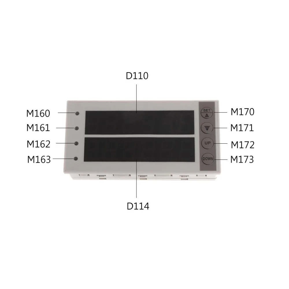 PLC FX1N-20MR& рельса Тип Корпус& PLC Дисплей релейный модуль задержки пуска модуль 10-28V