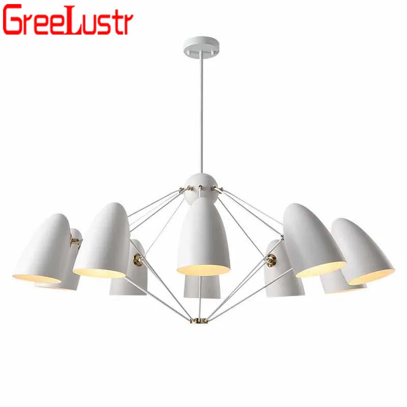 

Nordic LED Pendant lamp Metal Adustable Chandelier 6/8/10 Heads Hanging Light For Bedroom Livingroom Decoration Suspension Light