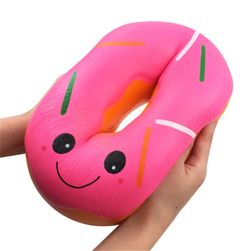 MUQGEW гигантский squishy Squishies большой Гигантский Пончик замедлить рост фрукты Ароматические снятие стресса игрушка в подарок Oyuncak Mujer 2019