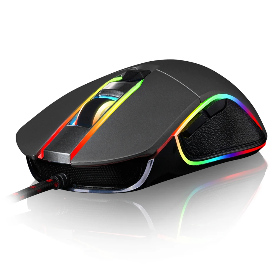 Motospeed V30 Профессиональная USB Проводная игровая мышь 3500 dpi порт для Android IOS Linux с