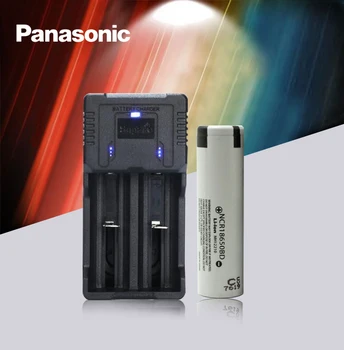 

1pc Panasonic NCR18650BD 3.7V 3200mAh 18650 Li-ion Rechargeable Battery And Fast Charger Best Quality