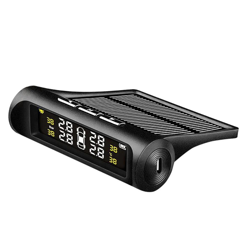 Система контроля давления автомобиля TPMS на солнечной батарее с ЖК