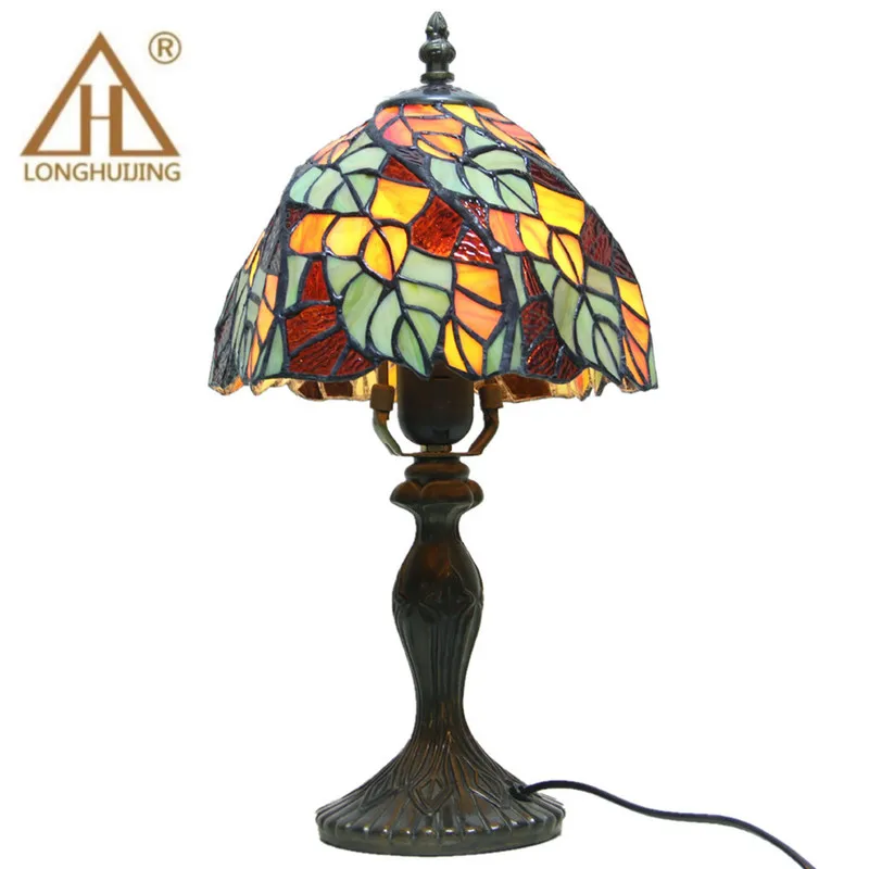 

Tiffany Table Lamp E27 Baroque Bedroom Bedside Lamp Creative Fashion Retro Table Lamp
