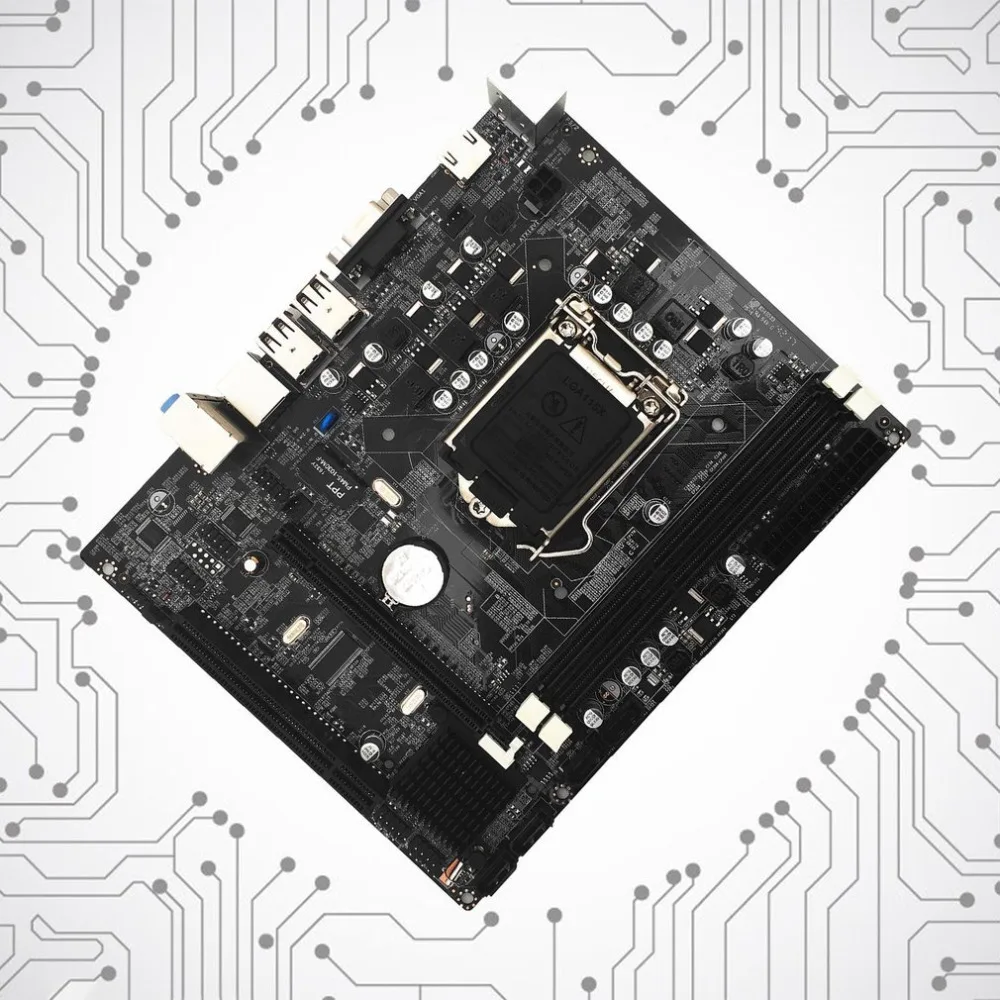 المهنية للكمبيوتر الكمبيوتر المكتبي إنتل h55 مقبس hdmi lga 1156 دبوس مزدوجة القناة ddr3 اللوحة مع i/o درع