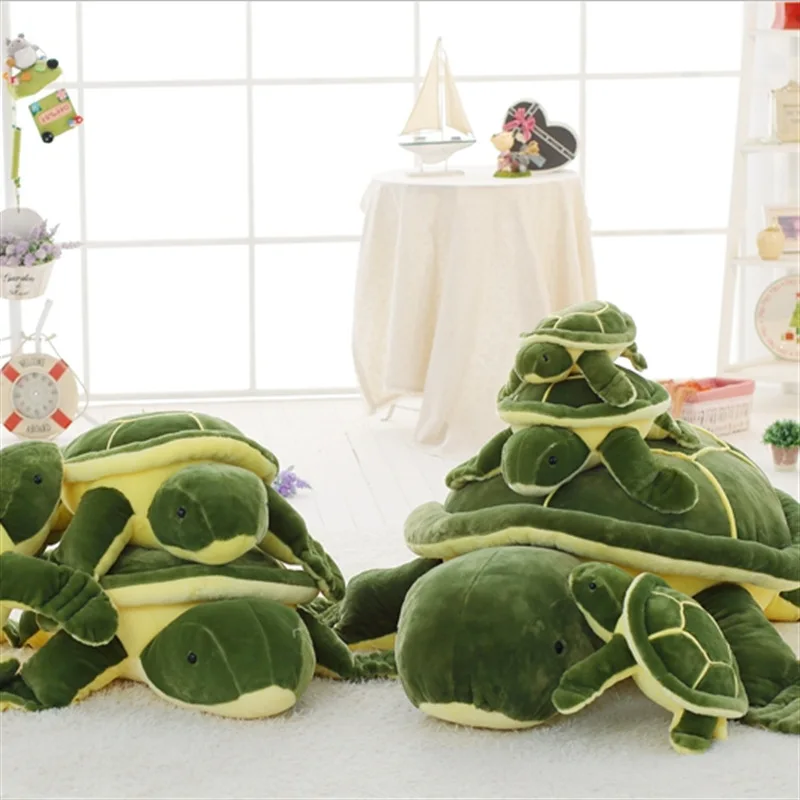 Огромный размер 68 см плюшевая черепаха Игрушка милая черепаха плюшевая подушка черепаха подушка для девочек подарок детские игрушки