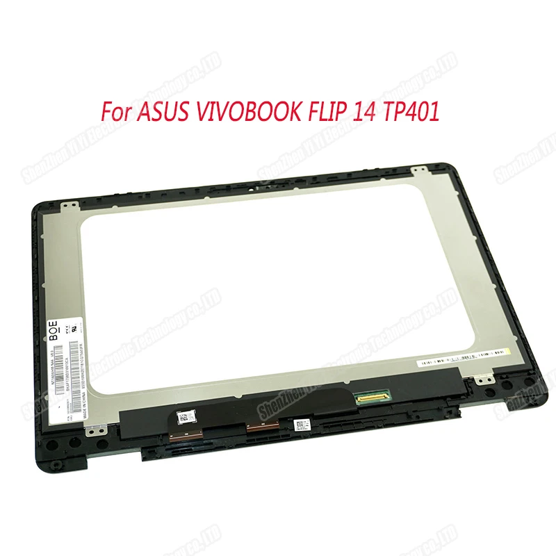 Matriz de Substituição de Tela Lcd de 14 para Asus Sensível ao Toque com 1366*768 Tela Vivobook Flip Tp401m Tp401n 14 Tp401 1 High Quality Computador e Escritório