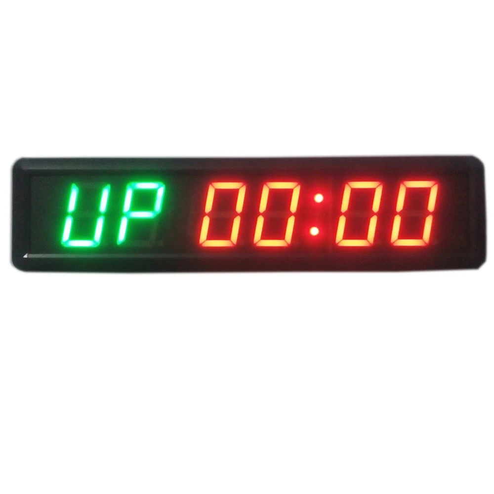 

Hot sell sinternal program LED Countdown Clock Workout Timer For Garage Home Gym Crossfit Training EMOM Tabata Fitness Timer