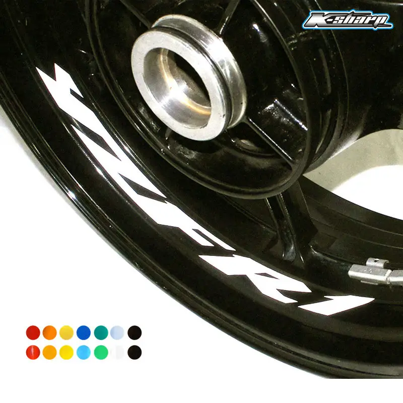 8 X CUSTOM INNER RIM DECALS WHEEL Reflective STICKERS STRIPES FIT