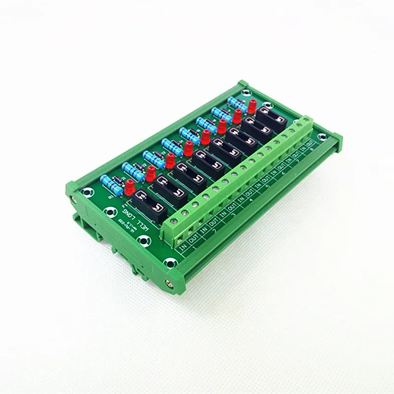 DIN Rail Mount 8 Position Fuse Module Board.in Fuses from Home