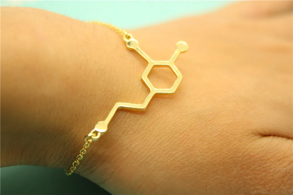 

Formula Hormone Dopamine Molecule Bracelets Hormone Serotonin Chemical Molecules 5-ht Chain Bracelets Nurse Molecular Jewelry