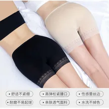 Очень большие надежные кружевные панталоны, большие размеры анти-легкие шорты