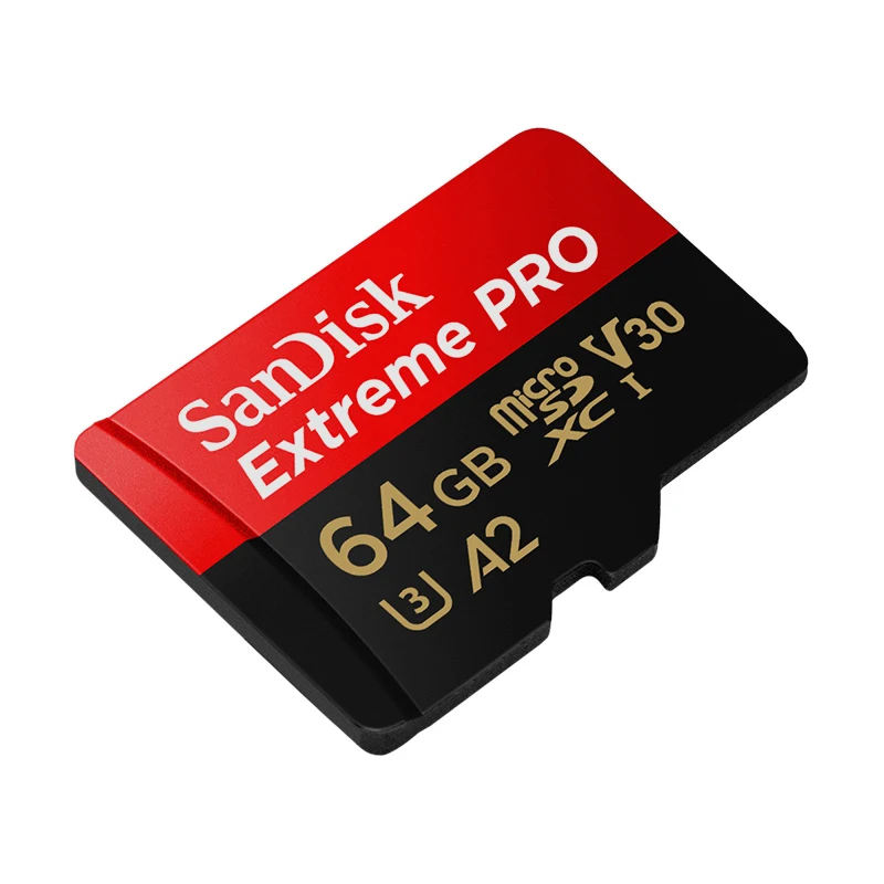 Двойной Флеш-накопитель SanDisk MicroSD карты 128 Гб карта памяти 64GB TF флеш-карта 256 Extreme PRO UHS-I C10 U3 A2 V30 SDXC 4K HD для Камера 170 МБ/с