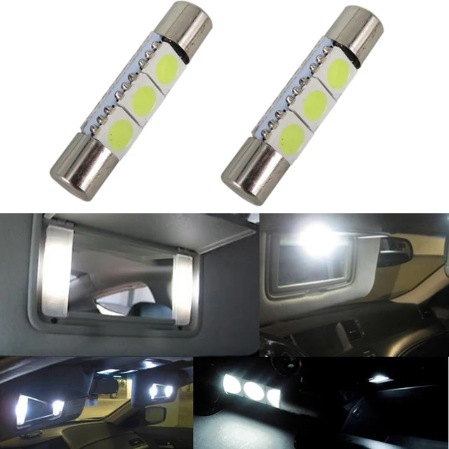 1pcs Auto Led T6 3 28 31mm 5050 Smd Cool White 12v Car Vehicle 1pcs Auto Led T6 3 28 31mm 5050 Smd Cool White 12v Car