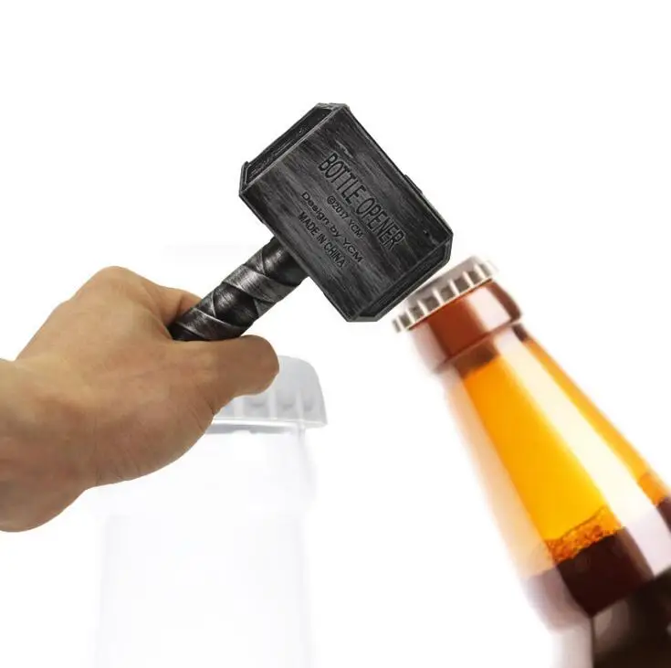 

Creative Beer Bottle Openers Hammer of Thor Shaped Bottle Opener Wine Corkscrew Beverage Wrench Jar Openers For Dinner Party Bar