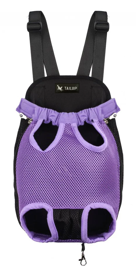 Backup Airmesh посылка для питомцев, сетчатая ткань и хлопок, сумка для переноски собак среднего размера, 11 цветов, S-XL - Цвет: purple