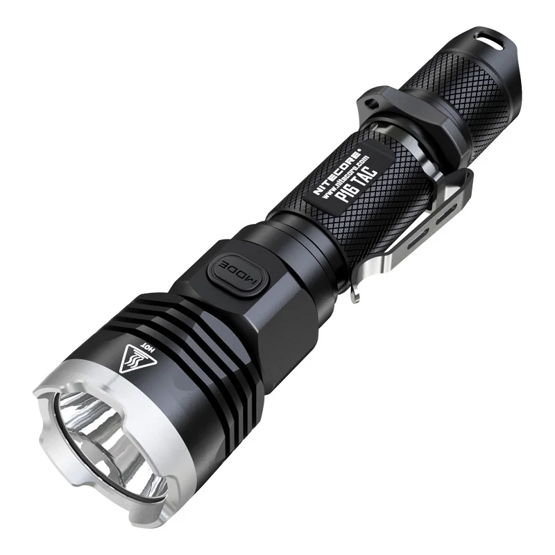 Светодиодный тактический фонарик Nitecore P16 TAC CREE XM L2 U3 1000 люмен с аккумулятором 3100