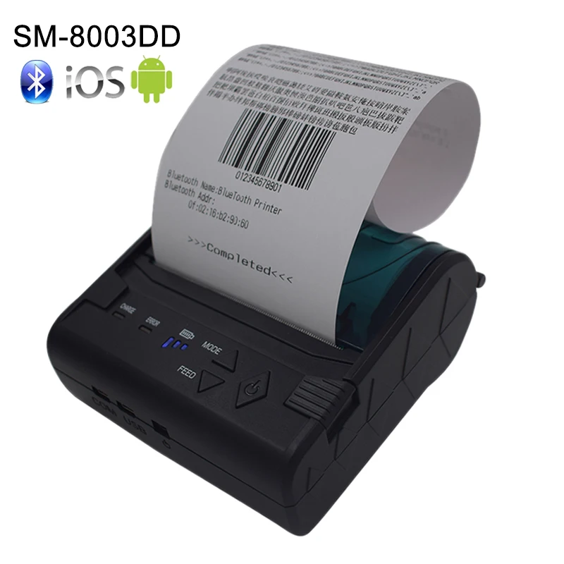 80mm portable mini thermal printer