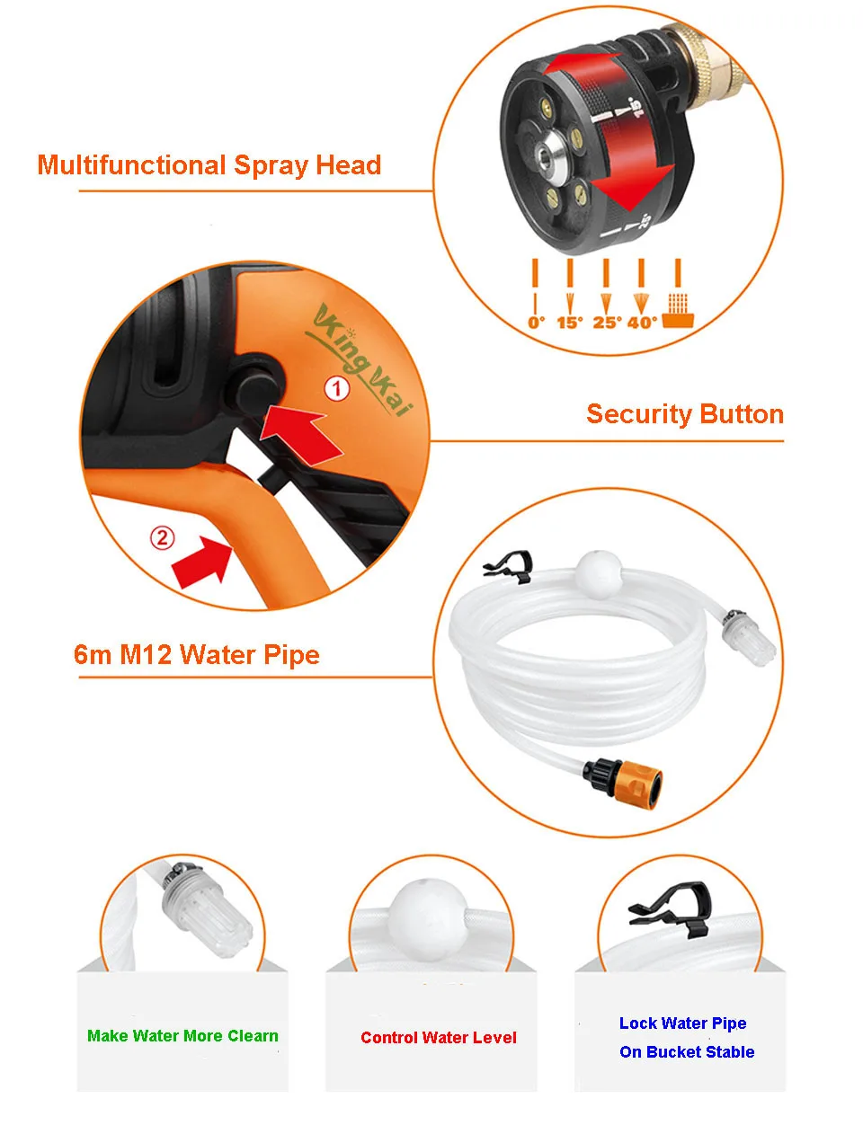 Cordless Lithium Battery High Pressure Water Car Wahs Machine-1 (4)