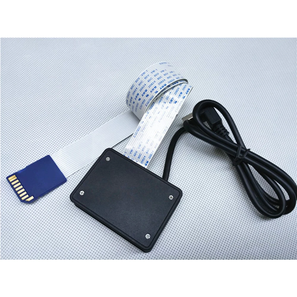 Venda quente extensor adaptador conversor cartão sd usb cabo de extensão flexível novo leitor cartão para o telefone móvel gps