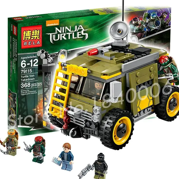 lego ninja turtle van