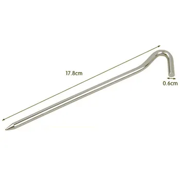 10Pcs/SET Aluminum Tent Pegs 1