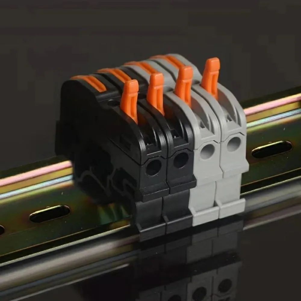 

100pcs Free shipping PCT-1T1 Push wire wiring For Junction box 5 pin conductor terminal block cable Wago connector