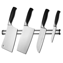 1 unid Torreta de Organizar el Almacenamiento Magnético Cuchillo Chef Rack Titular de Montaje En Pared de Cocina Cocina de Acero Inoxidable Cuchillo de Rack De Almacenamiento de Garaje