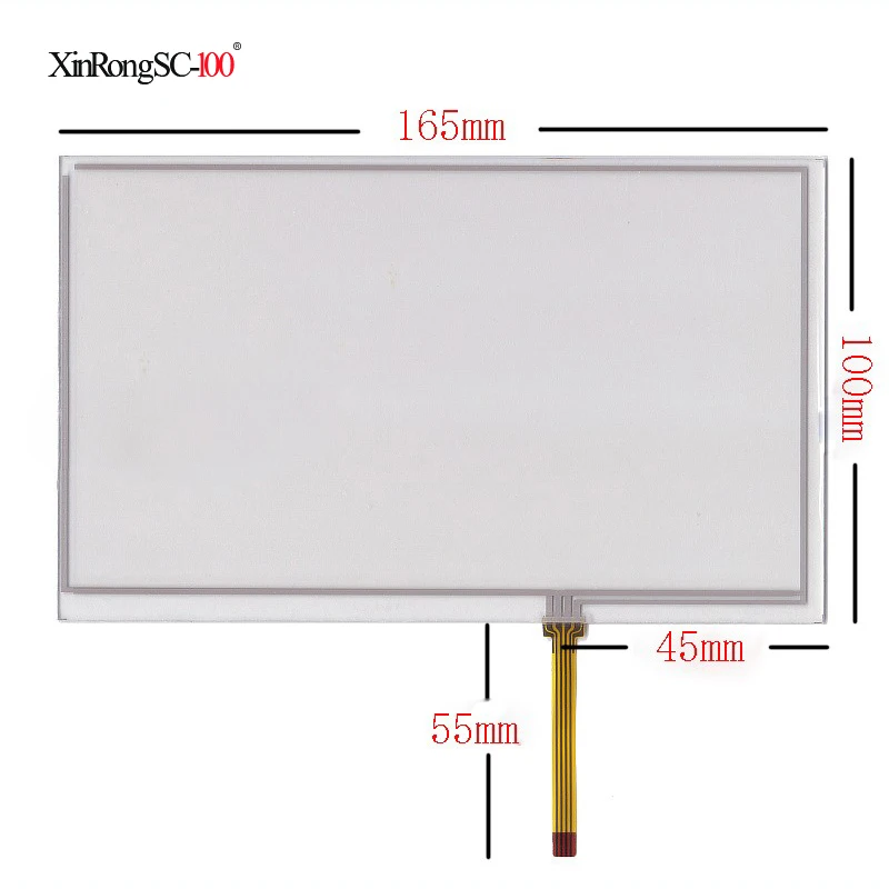 

New 7'' touch screen digitizer panel For Prology latitude T-703 165*100mm