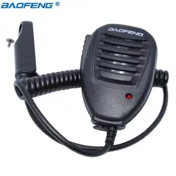 Walkie Talkie аксессуары BAOFENG Динамик Водонепроницаемый микрофон для BF-A58 BF-9700 UV-9R UV-XR двухстороннее радио Walkie Talkie Черный Micro