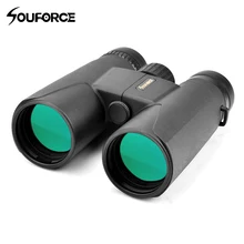 FMC многослойный зеленый фильм смотреть бинокль телескоп 8X42/10X42 с многослойным покрытием большой угол обзора Профессиональный Охота Кемпинг