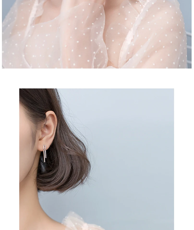 Women Earrings Silver 925 Cubic Zirconia Geometric Statement Earrings Orecchini For Wedding Party Jewelry Pendientes Feminino (10)