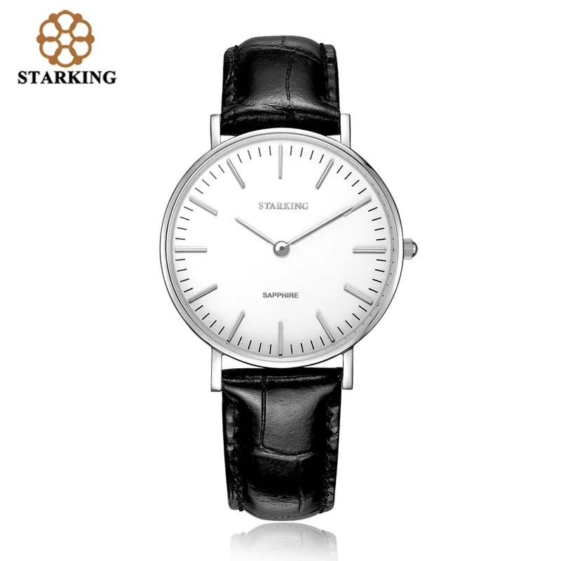 STARKING известный бренд женские кварцевые часы с кожаным ремешком новые женские часы простота классические женские наручные часы Zegarek BL0965 - Цвет: BL0965SL21
